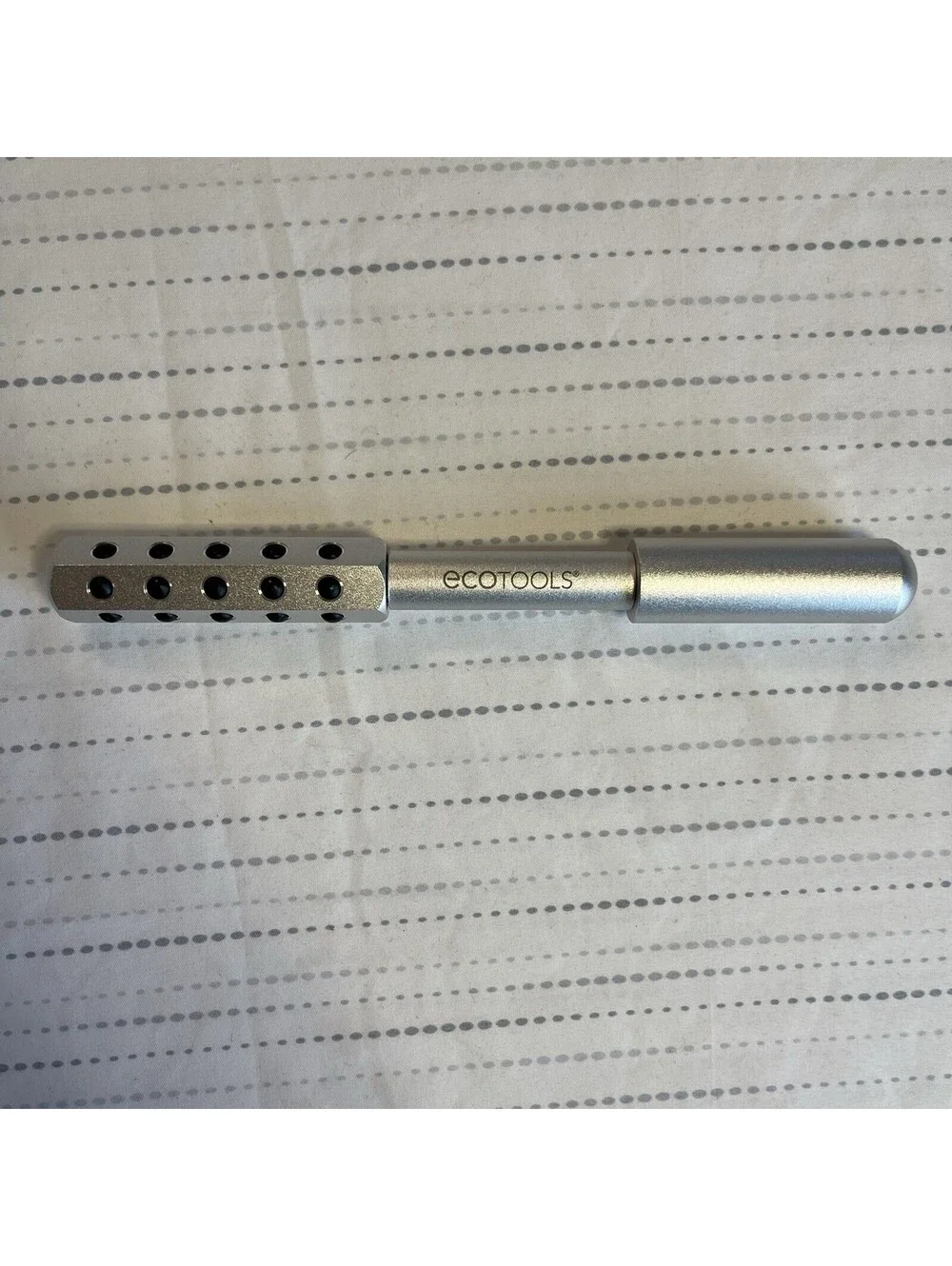 EcoTools Silver Textured Face Roller for Depuffing & Lymphatic Drainage